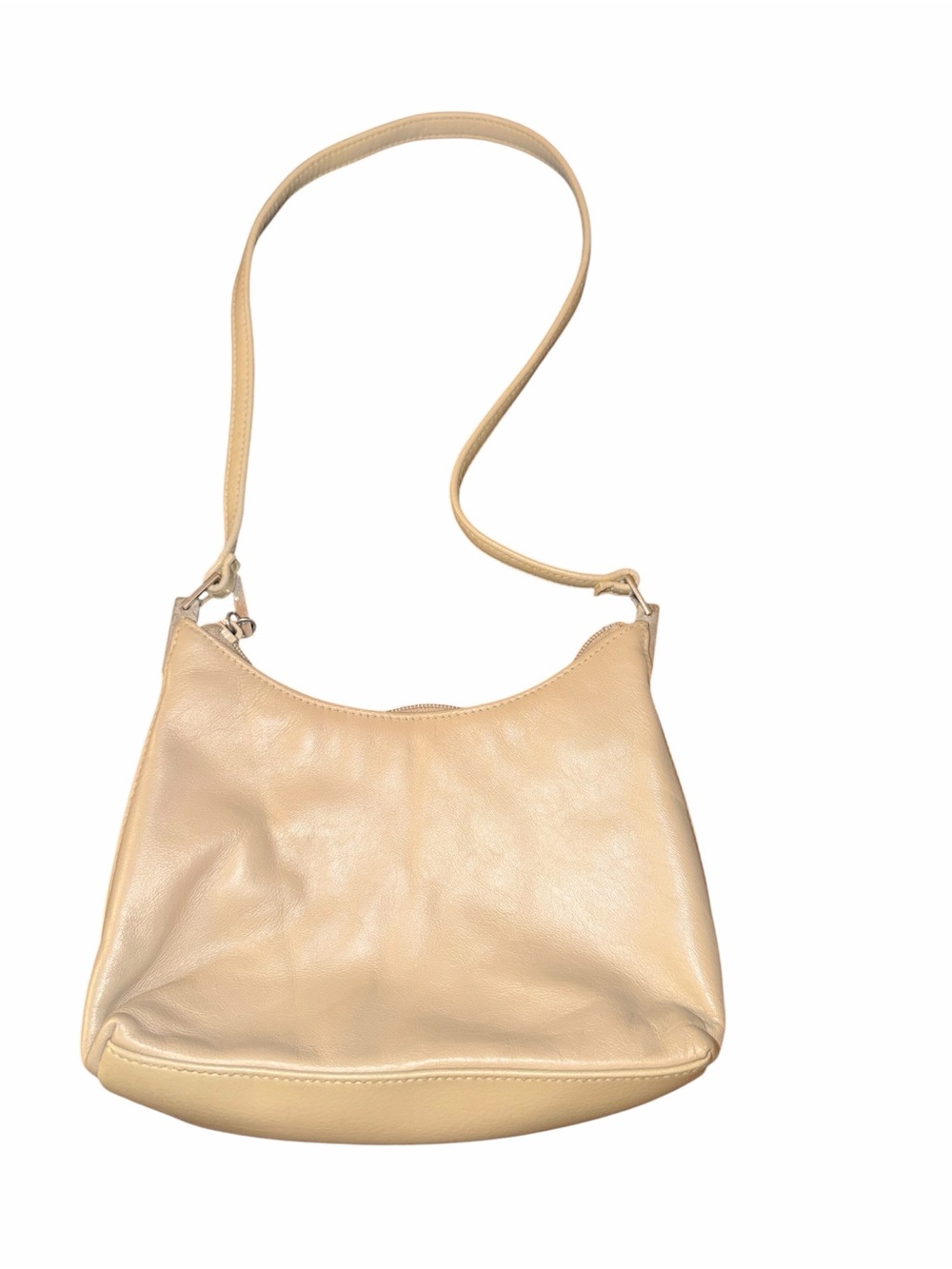 Minimalist Cream Shoulder Bag - Sleek Everyday Carry